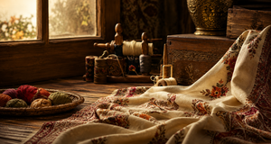 Royal Paisley Jacquard Shawl – Lime Green & Magenta: Where Heritage Meets Modern Luxury