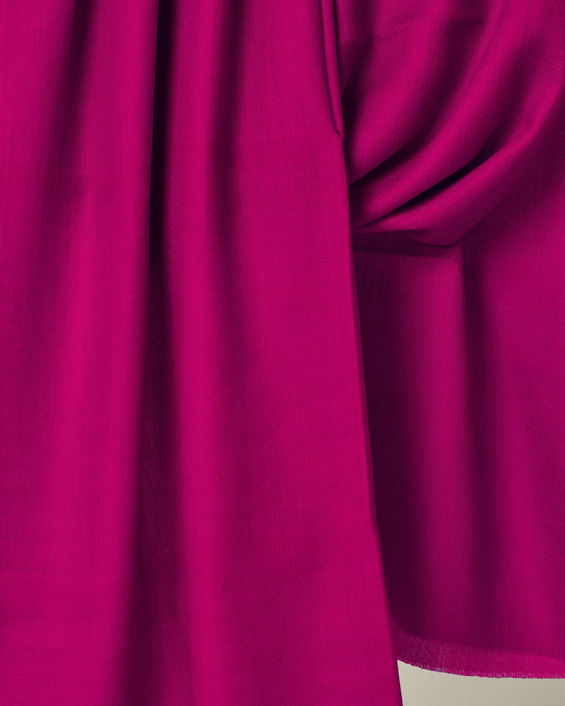 Signature Colour - Royal Fuchsia, 100% Pure Cashmere
