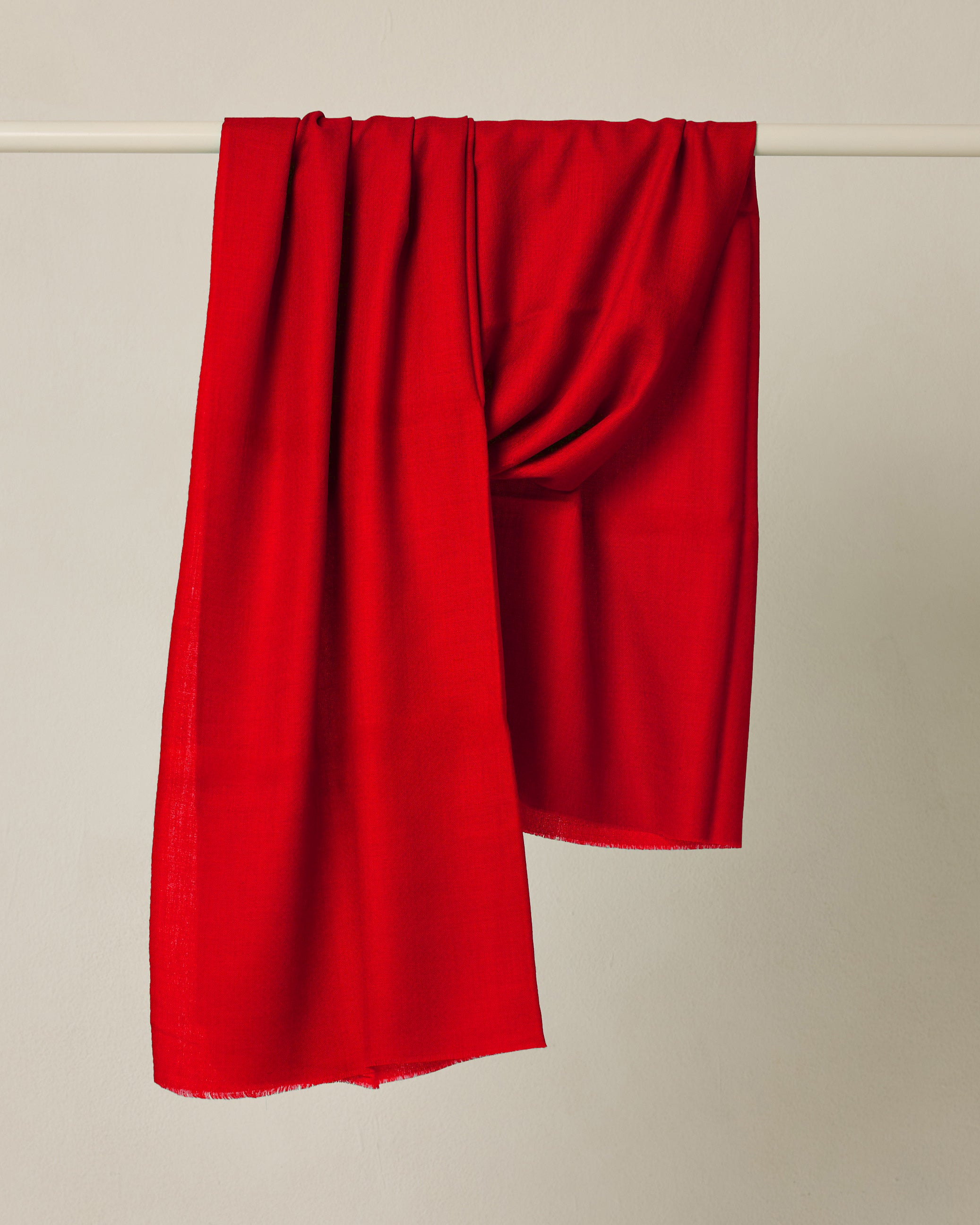 Signature Colour - Vermilion Red, 100% Pure Cashmere