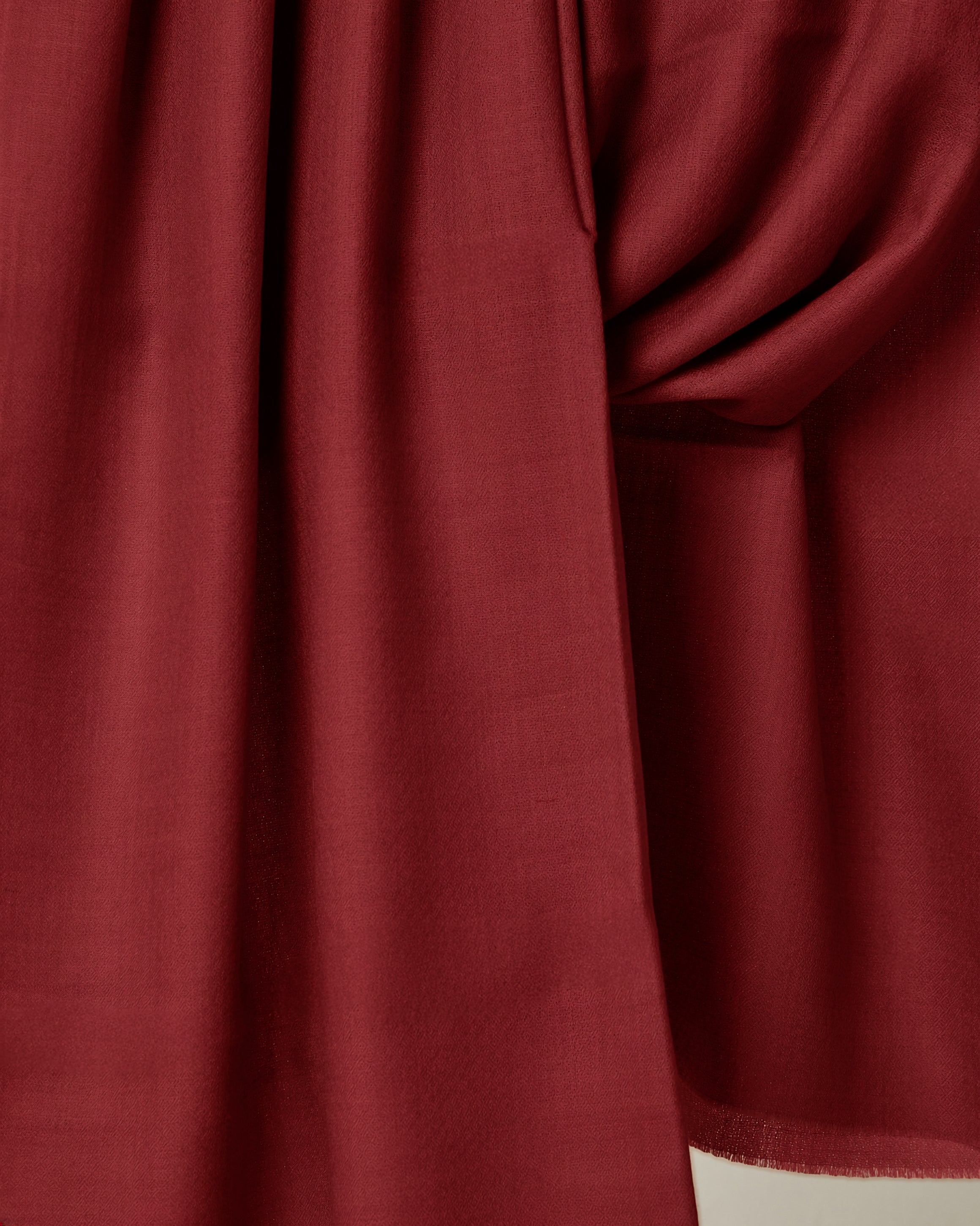 Signature Colour - Bordeaux Red, 100% Pure Cashmere