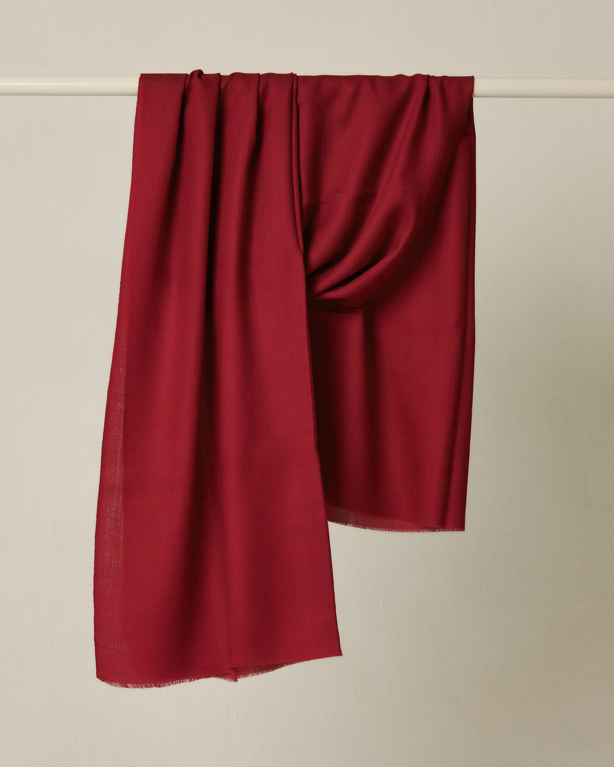 Signature Colour - Imperial Garnet, 100% Pure Cashmere